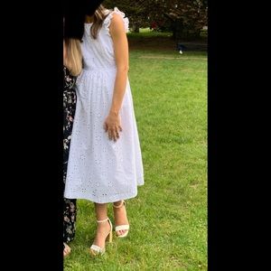 Worn once white eyelet dress - Jcrew Factory